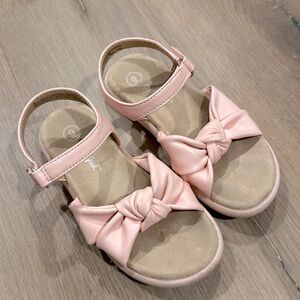 Cat and Jack pink sandals girls size 9